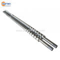 KMD75-26 parallel twin screw barrel for pvc extruder